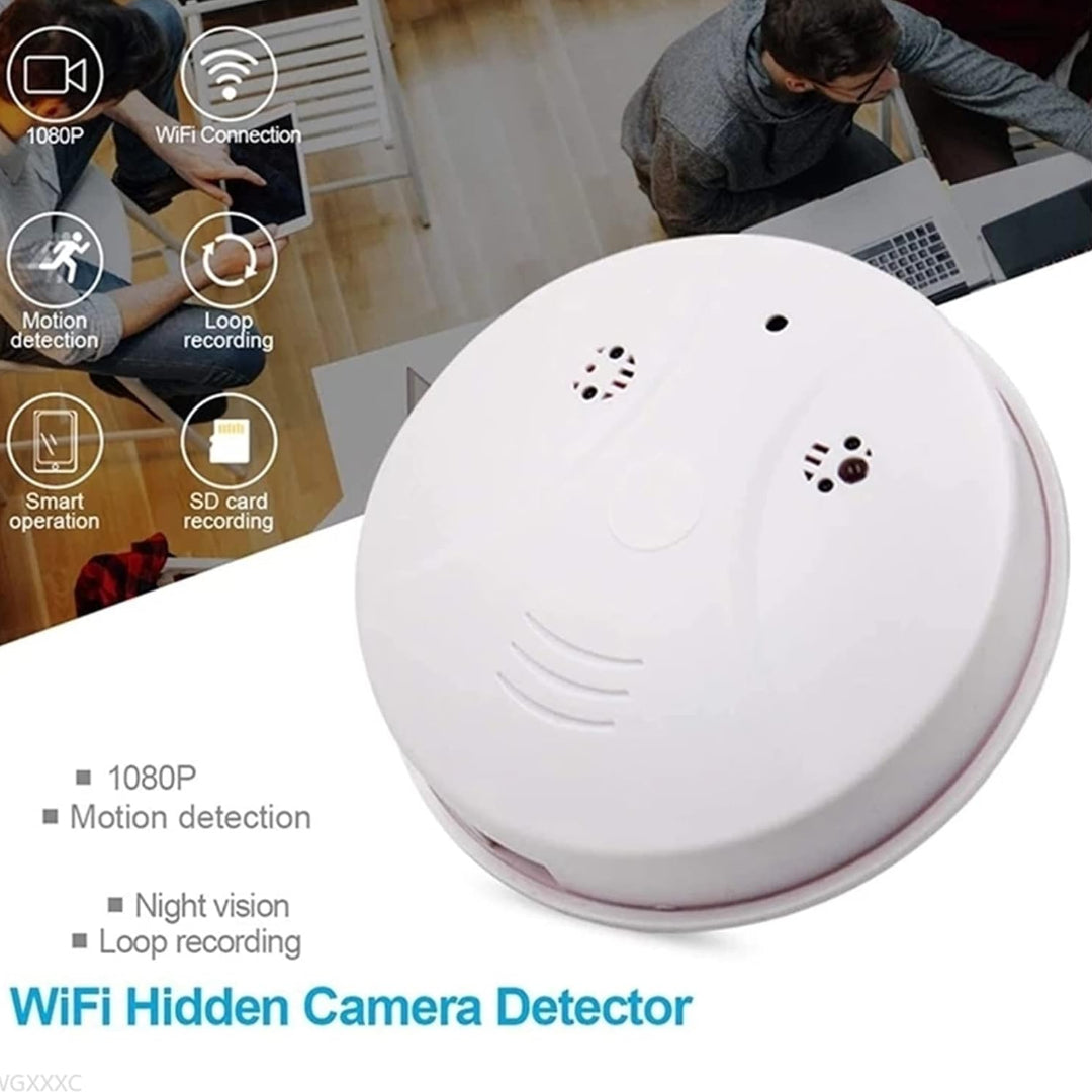 Cámara Oculta Detector De Humo Wifi 1080